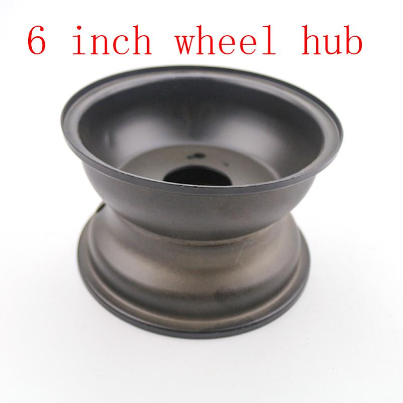 

Free shipping ATV Go-kart 145 / 70-6 13x5.00-6 13x6.50-6 Inch Wheel hub 6 Inch 3 Hole Vacuum wheel rims