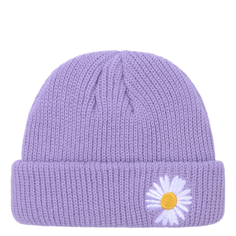 

Beanies Fashion Skullies Embroidery Winter Hats For Men Women Outdoor Warm Short Knitted Hat Boys Girls Melon Cap Gorros