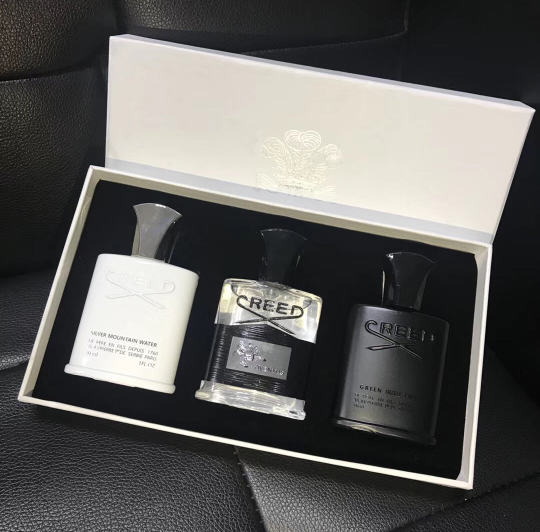 

3pcs/set Creed parfum for Men Creed Aventus With Long Lasting High Fragrance Liquid Spray Parfumes Incense set 30ML