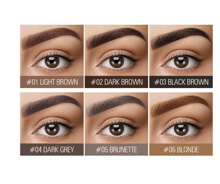 

6 colors/set Eyebrow Dye Gel Waterproof Makeup Shadow Eye Brow Make Up Paint Enhancer Cosmetic, 6color/lot