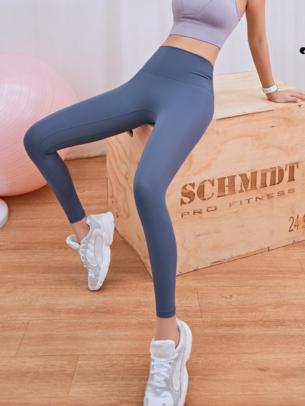 

Yoga pants women' autumn thin quick-drying running trousers high-waist hip-lifting outer wear seamless fitness sports pants, Black