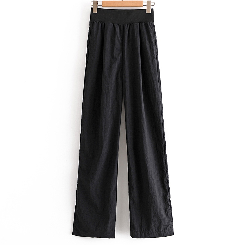 

Hadara Casual Straight Full Length Pants Women Fashion Loose Black Trousers Women Elegant Elastic Waist Pants Female Ladies HN, Lypa9183