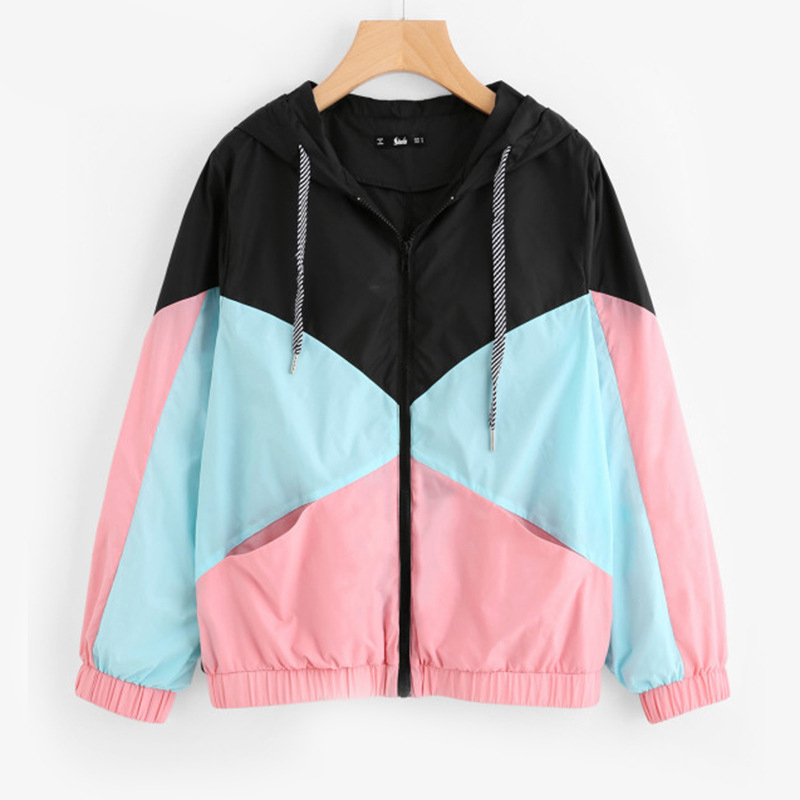 

Women Rain Jacket Waterproof Women Hiking Softshell Jackets Breathable Long Sleeve Patchwork Hooded hunting fishing Jacket Coat2