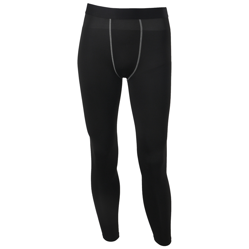 

Mens Compression Thermal Base Layer Long Pants Leggings Running Under Sports, Black