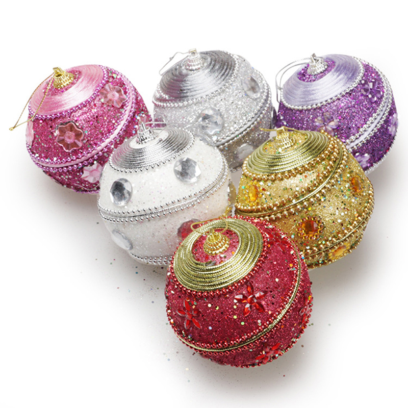 

Beautiful Christmas Ball Foam Gold Christmas Ball Tree Decoration Supplies Colored Balls Wedding Supplies