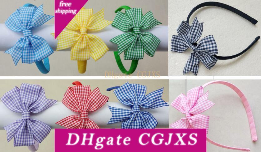 2//3PC Kids Girls Hairband Princess School Children Ribbon Hair headband Hoop Lot