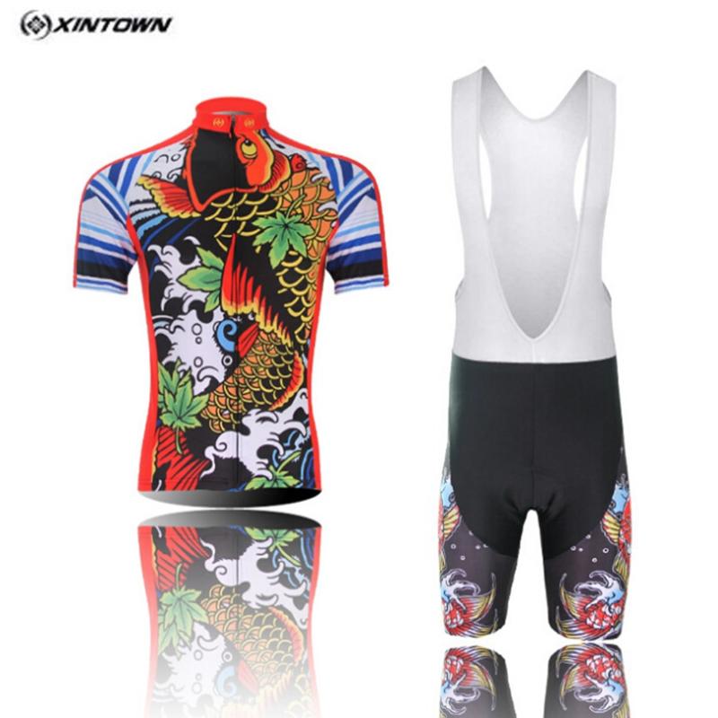 

Popular XINTOWN Men Team Bike Jerseys or (bib) Shorts Pro Cycling Jersey White Red Cycling Clothing Shirts mtb Bicycle Top, Only jersey