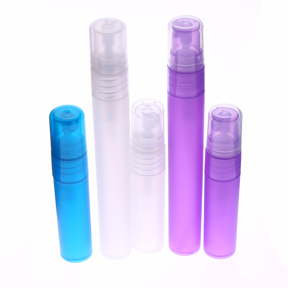 

5/10 ml Mini Mist Empty Perfume plastic Spray Refillable Bottle Portable Sample Bottle Small Atomizer Colorful Sprayer Bottles