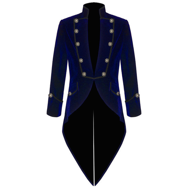 

Costume Men's Suit Italian Fashion Velvet Men Suit Blazer Tailcoat Groom Tuxedo Mens Wedding Prom Party Suits Long Jacket Only, Gray