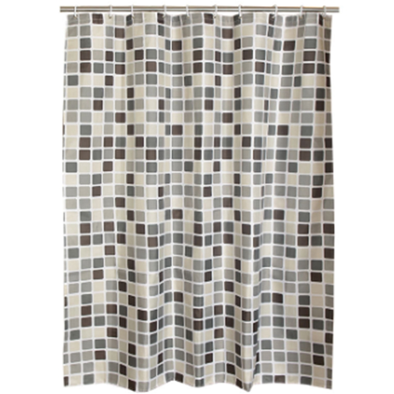

New Plaid Bathroom Curtain Waterproof Shower Curtains for Bathroom Plaid Partition Curtain