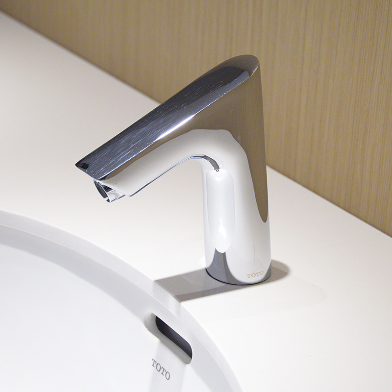 

Basin Faucets Sensor Automatic Bathroom Sink Faucet Touchless Inductive Electric Toilet Wash Mixer Water Tap