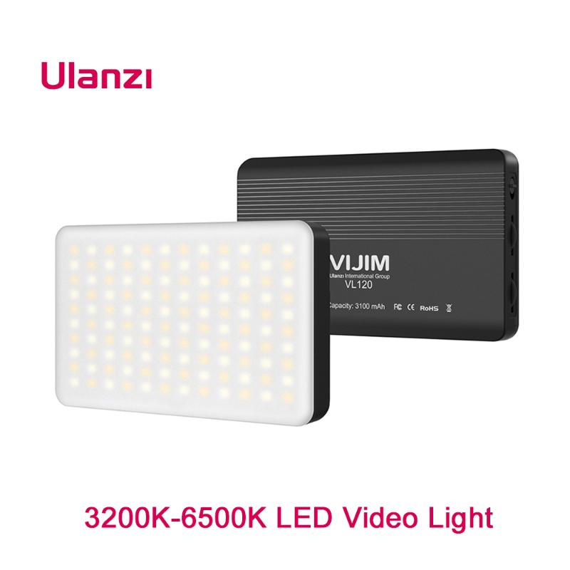 

Ulanzi Vijim VL120 3200K-6500K Vlog LED Video Light CRI 95 Dimmable Camera Photo Photographic Lighting Colorful RGB Fill Light