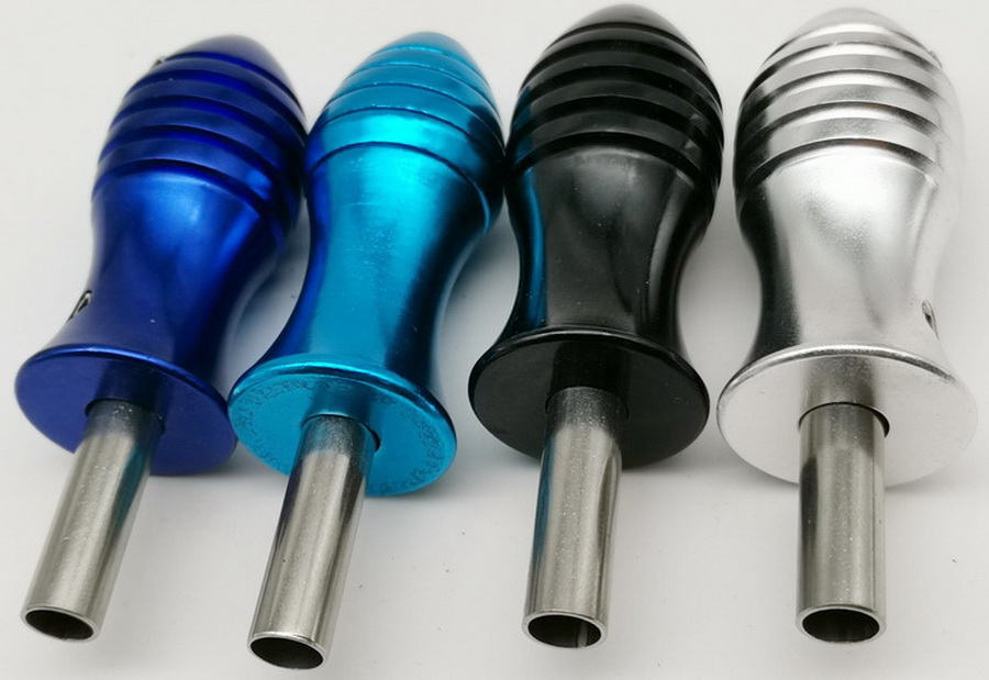 

5pcs Mixed Color Tattoo Grip+Stainless Steel Tubes PRO Supply Aluminum Alloy Color Tattoo Grips Tube