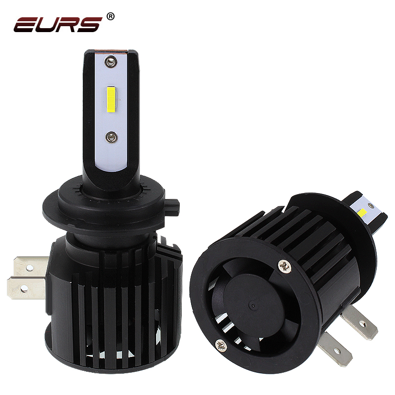

EURS Q2 H11 led headlight h7 led CSP 1860 CHIP bulb 100W 10000LM Plug and play BULBS for car fog light 9005 9006 9012