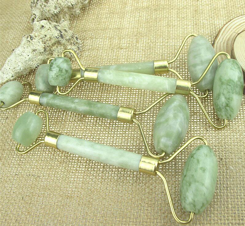 Pratical Jade Facial Massage Roller Anti Wrinkle Healthy Face Body Head Foot Nature Beauty Tools without box-image-572976916