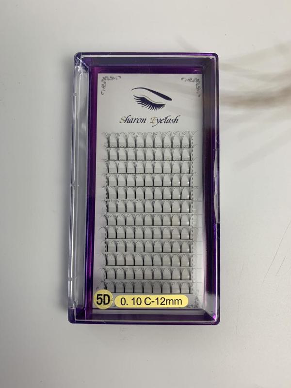 

10 trays long stem Russian Premade Volume Fans Eyelashes Extension Thickness nagaraku Heat Bonded Eyelashes Makeup