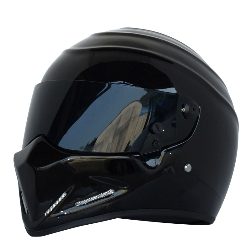 

DOT Approved Motorcycle Helmet Motorcycle Cool Black Full Face Riding Helmet Motorbike Road Racing For Men And Women, Multi