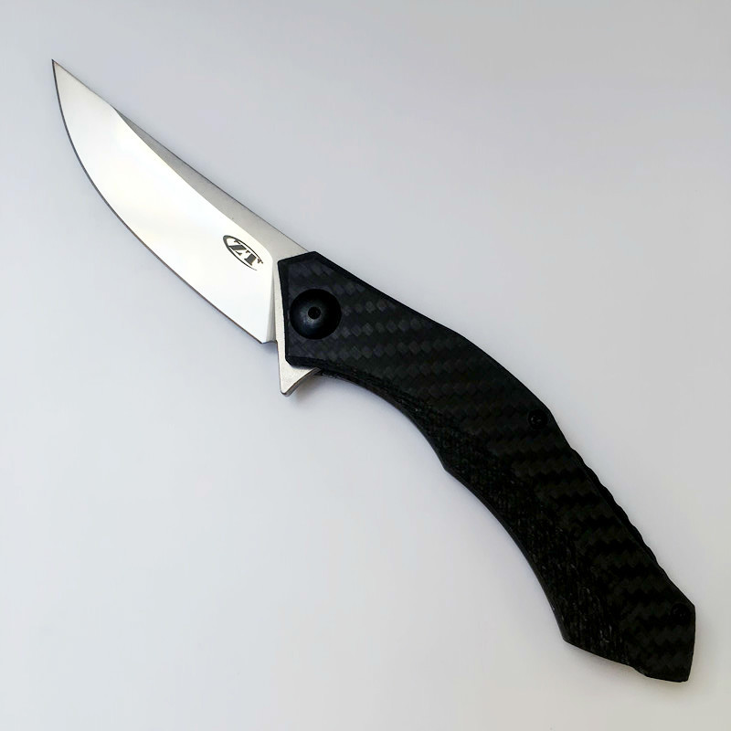 

ZT Zero Tolerance 0460 ZT0460CF ball bearing folding knife D2 blade carbon fiber handle tatical camping hunting survival knives EDC