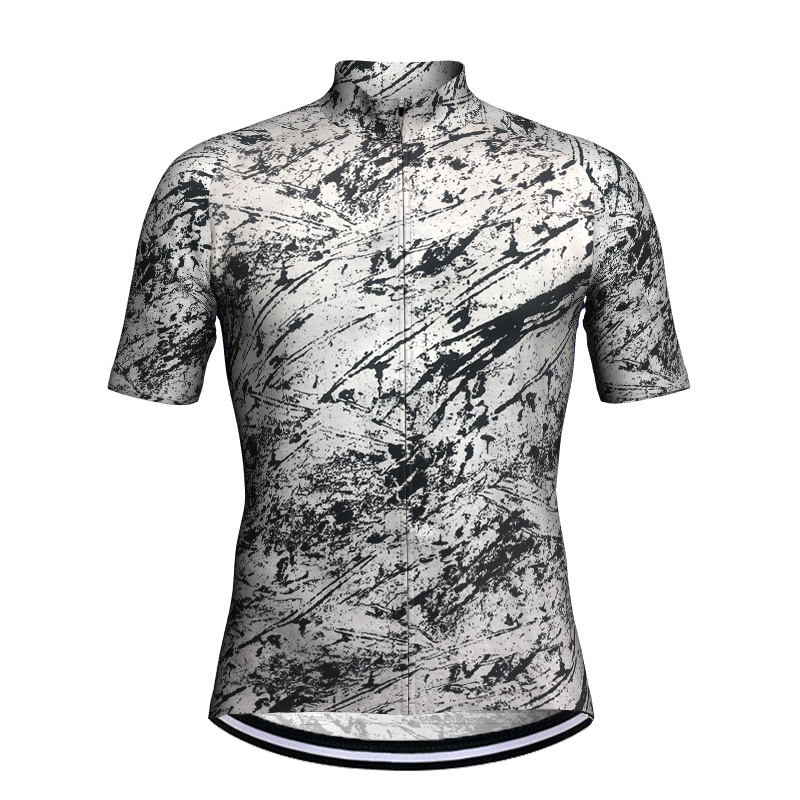 

Cycling Jersey Bib Short Set Bicycle Bike Clothing Sleeve Road Ride Race Shirt Sports Motocross Gel Pad Mountain Tight Top, As pic