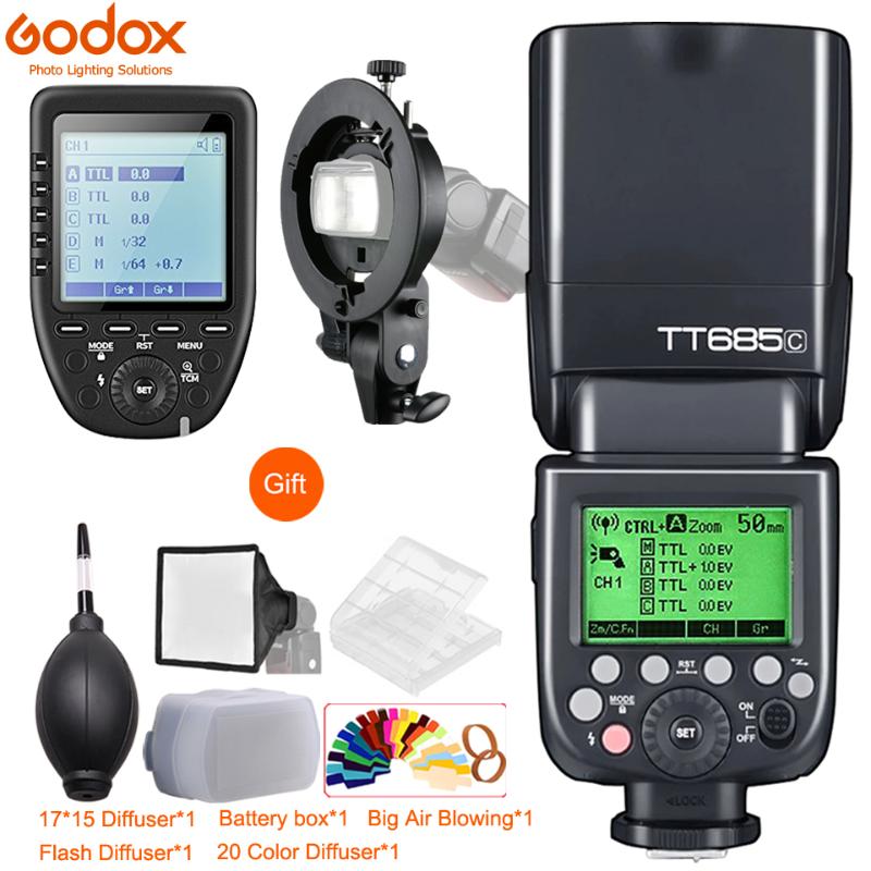 

Godox685C685N685S685F685O HSSL Camera Flash + XPro Trigger + Bowens Bracket for Fuji
