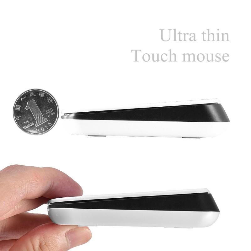 

Wireless Mouse Cute Simple White Office Computer Mouse Touch Portable Ultra-thin Office Full Touch Silent 1200dpi