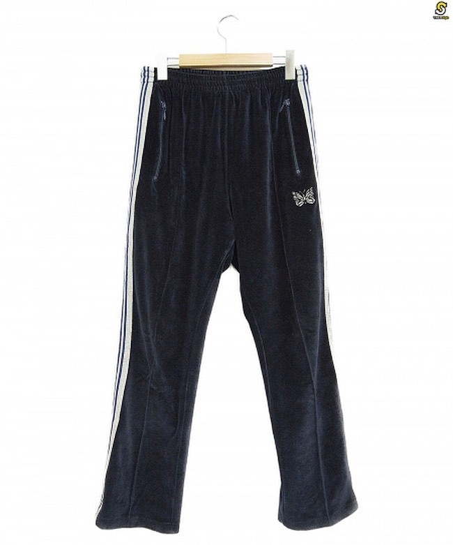 

2020 Fall Winter Needles Embroidery Butterfl Corduroy Pants Oversized Hip-hop High Street Straight Pants Men Women Couples, Black