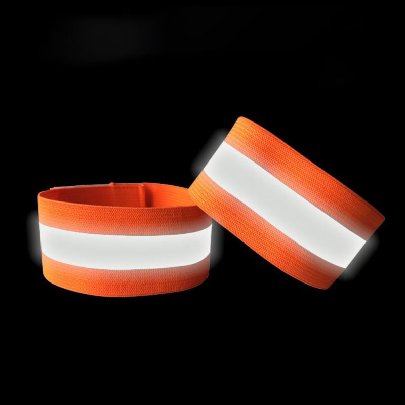 

2pcs/set Reflective Safe Band Strap Adjustable Wrist Leg Ankle Shoulder Warning Belt Bracelet Wristband Night Running Safety 2, Yg