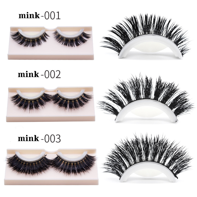 

Self-adhesive false eyelashes no glue eye lash install in 3 seconds natural curl fake eyelash entension mink lashes bulk make up