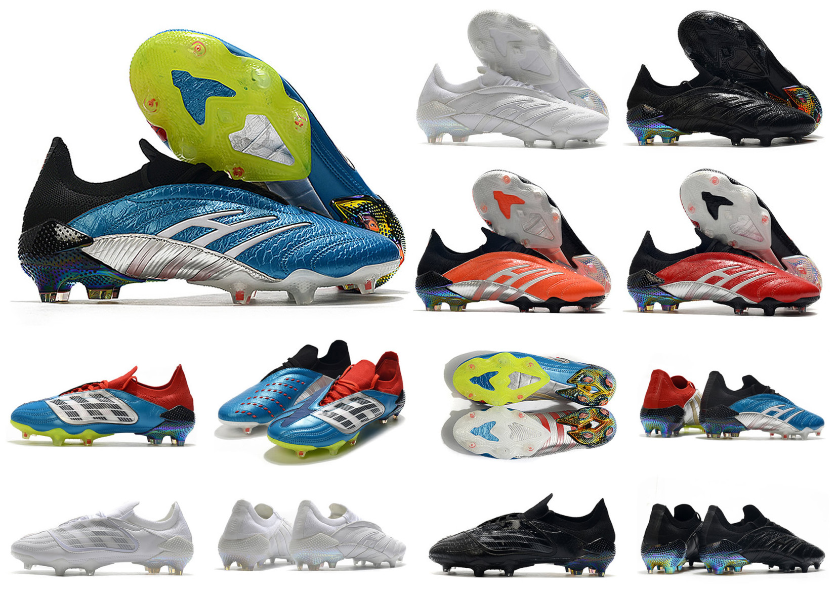 

Predator 20 Archive Limited Edition FG Soccer Football Shoes 20+x Men Cleats Boots Size 39-45, 5 fg