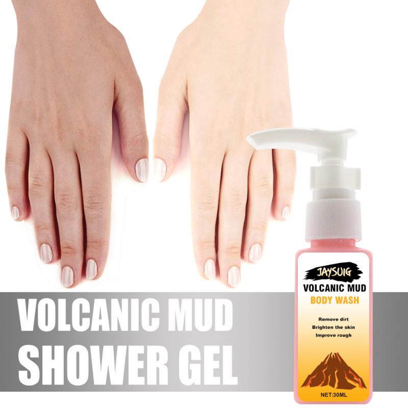 

Fast Delivery Volcanic Mud Shower Milk Body Wash Whitening Deep Cleansing Skin Care Moisturizing Exfoliating Gel 30ML TSLM1