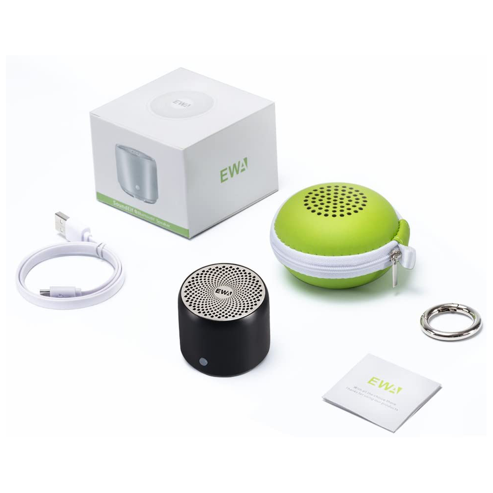 

EWA A106Pro IP67 waterproof Speaker Portable Wireless Speakers Bluetooth 5.0 with Carry Case Bass Radiator for Outdoors, Home