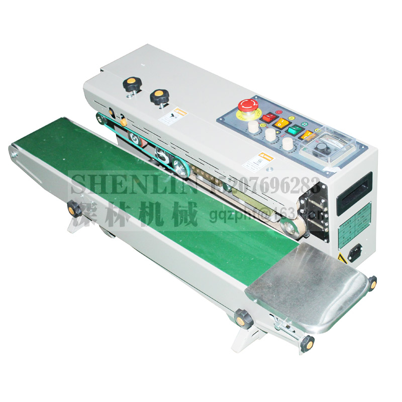 

1000II Continuneous sealing machine automatic film sealing machine plastic bag sealer aluminum foil package sealer equipment