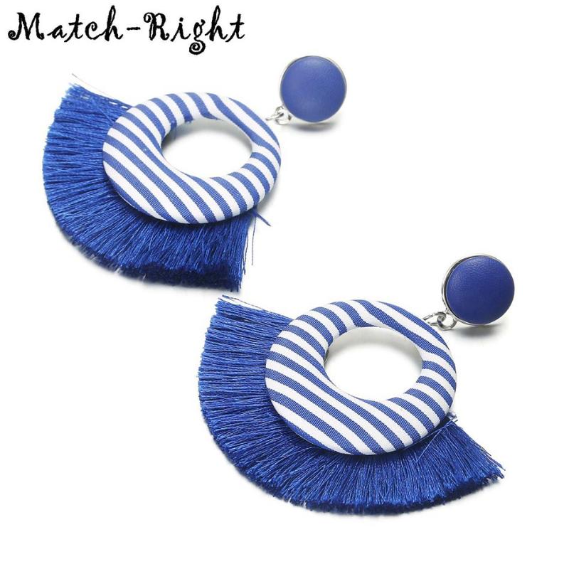 

Match-Right Trendy Earrings for Women/Statement/Big/Long/Ethnic/Tassel/Bohemian/Large/Drop Earrings Women Jewelry Female KK251