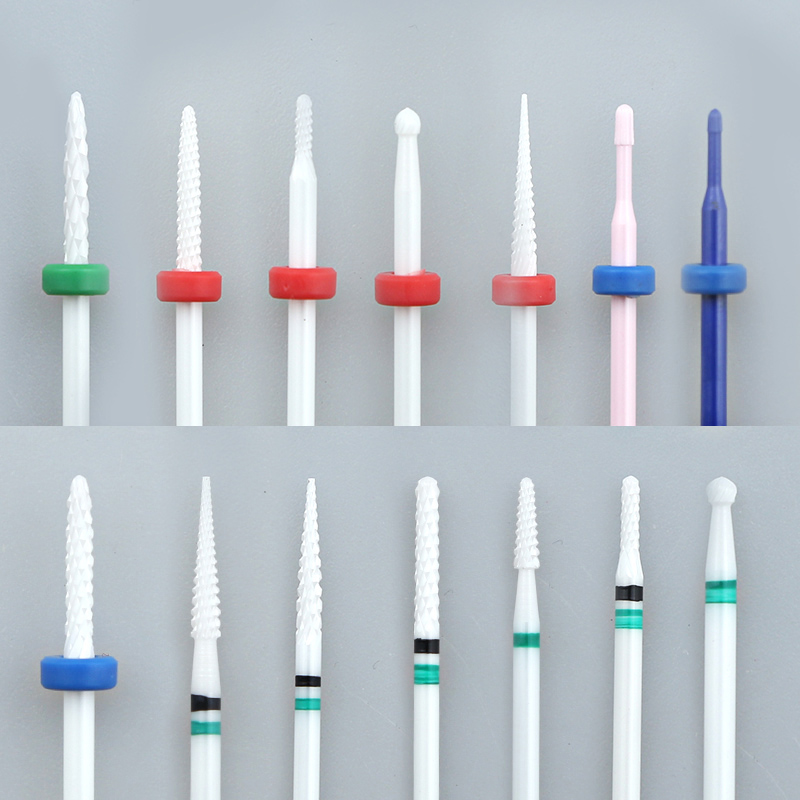 

Ceramic Nail Drill Bits Milling Cutter Rotary Burr Bits Electric Machine for Manicure Accessories Nail Files Art Tools