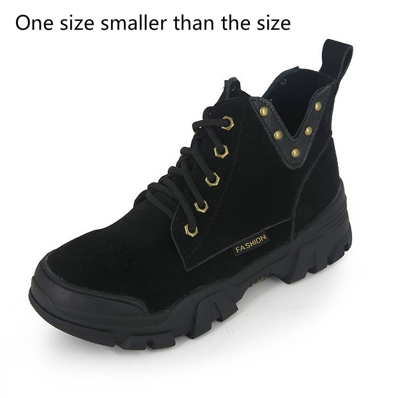 

2020 NEW Women Boots Women's Boots Platform Sneakers Combat Woman Sneaker Lace Up, Black