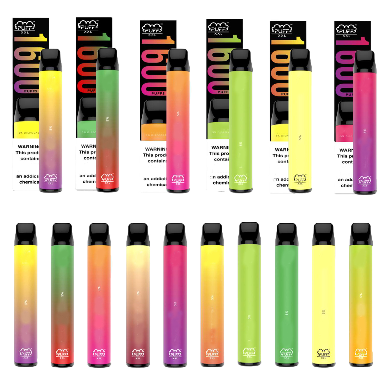 

Plus Pre-Filled e Puff XXL 1600+ Puffs 10 colors Puff Bar Vaporizers Device 1000mAh Battery Cartridges Disposable Device Cigs Newest Pu Lbtx
