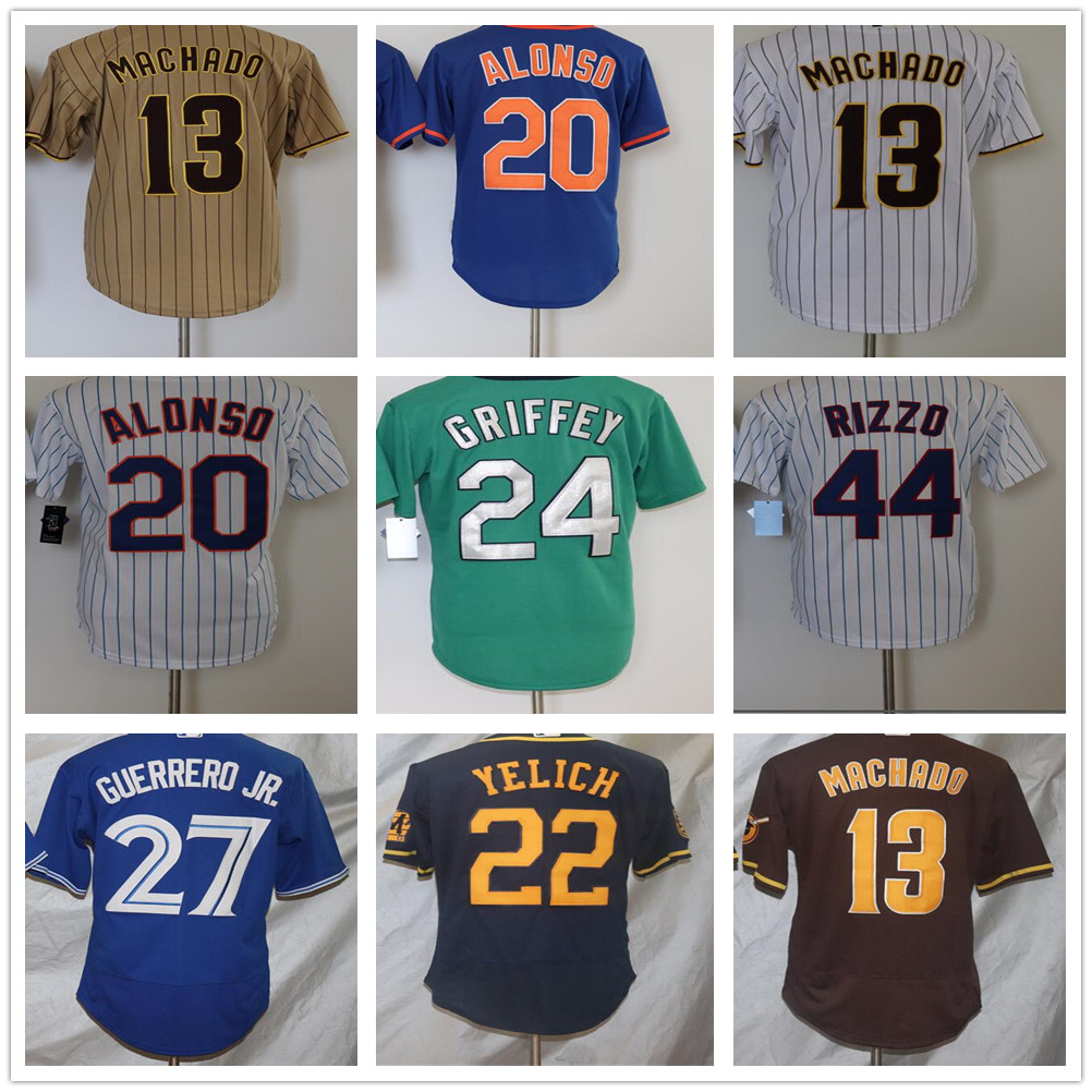 

San Diego 13 Manny Machado Fernando Jersey Toronto 27 Lourdes Gurriel Jr 24 Ken Griffey Jr. 9 Javier Baez 27 altuve 3 harper, Blue;black