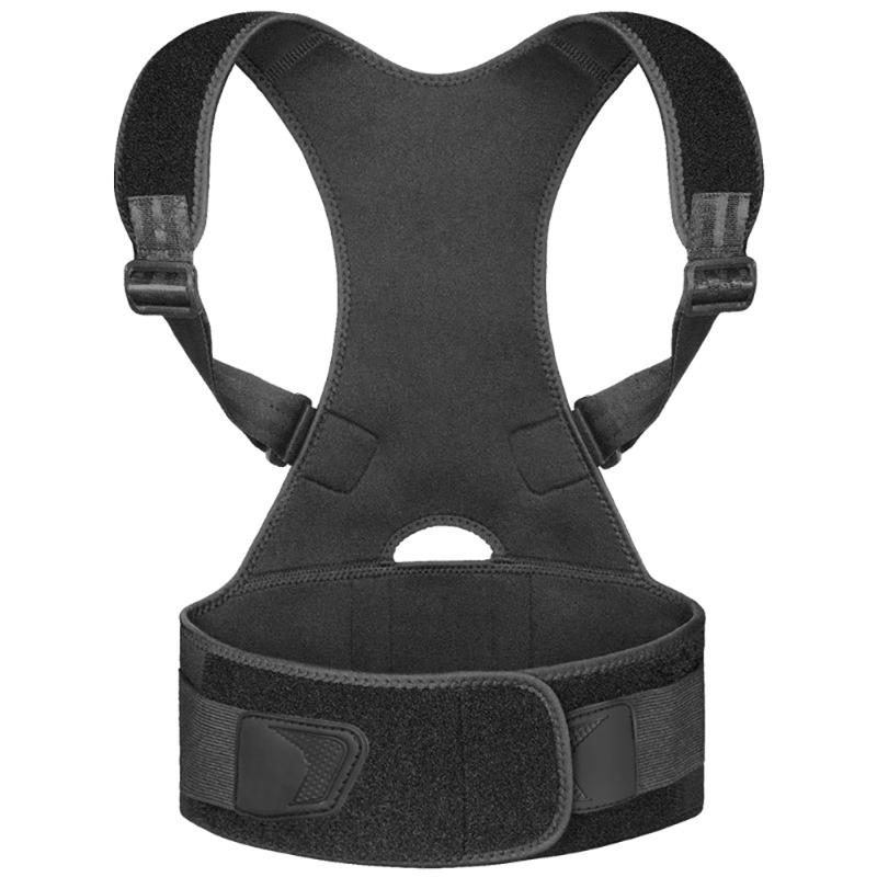 

Therapy Posture Corrector Back Support Brace Spine Correct Maintien Dos Correctors Houding Correctie Rug Belt M, Black
