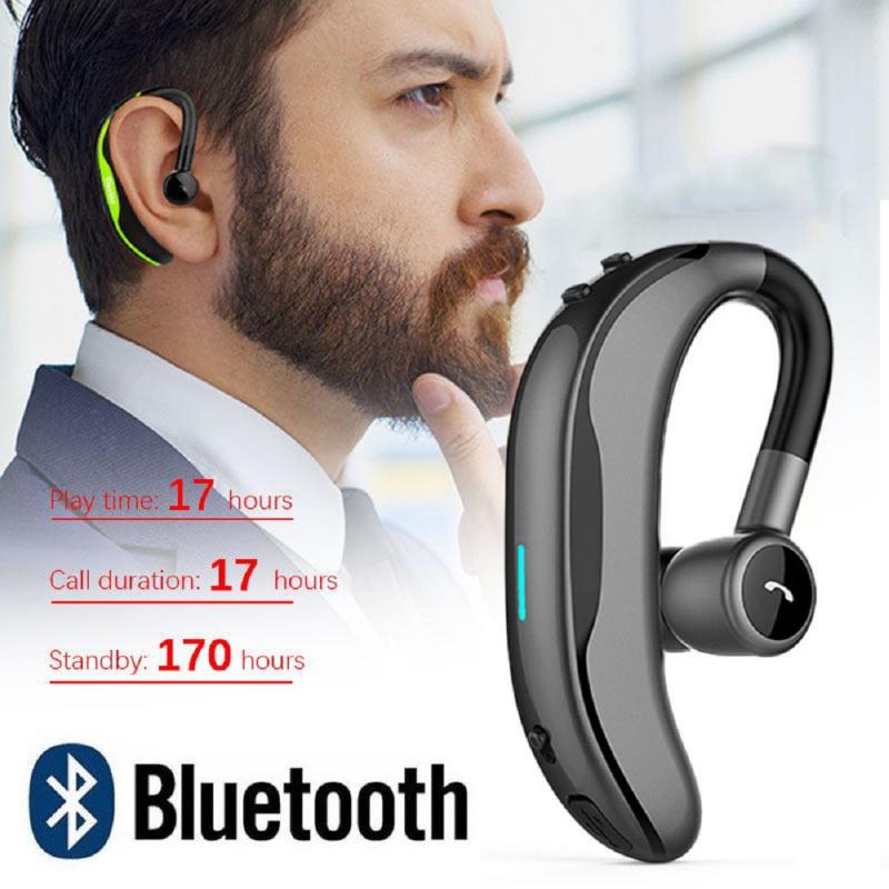 

Wireless Bluetooth Stereo Headset 170mAh Single Handsfree with Microphone Business Bluetooth Headphones For Driving