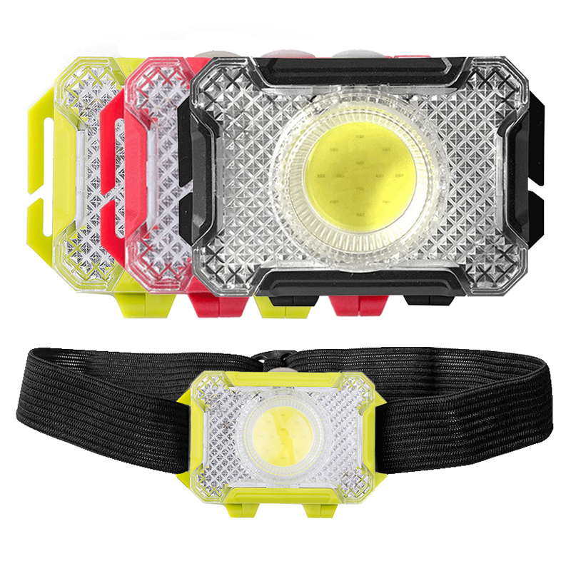 

Mini 3 Modes Waterproof COB LED outdoors Headlight Headlamp head light lamp Torch Lanterna with Headband,Use