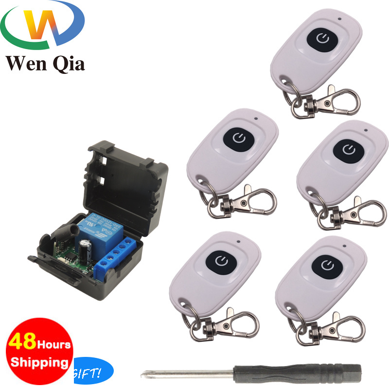 

433 MHz Wireless DC 12V 1Channel Remote Control Switch Module and RF Transmitter Electronic For Lock Door Led Light Control Lamp