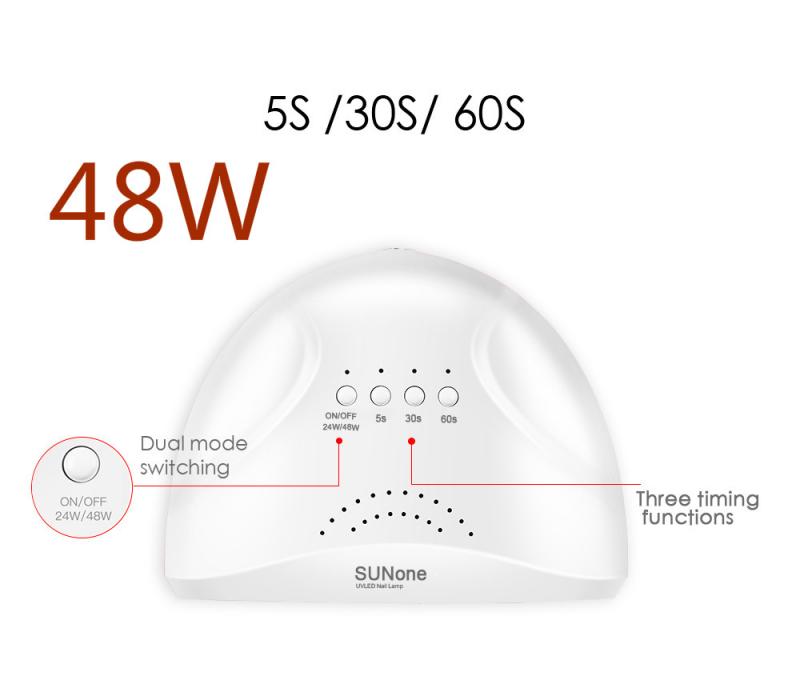 

SUNone 48W UV Gel Nail Dryer LED White For Nail Machine Lamp For Gel Polish Lamp Art Tools, 54w