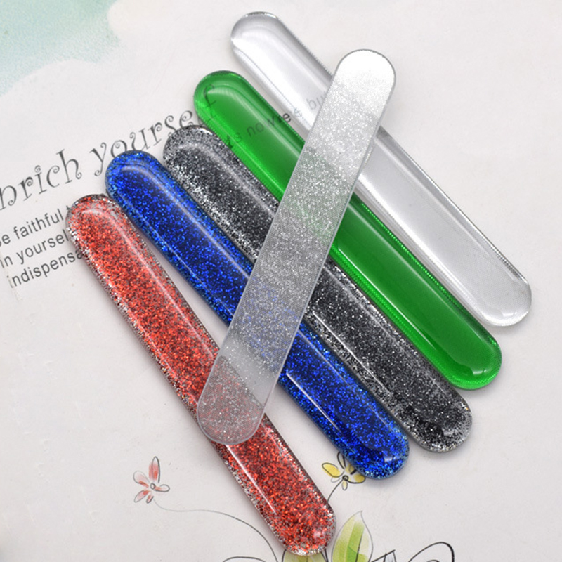 

11 Color Nail file Nail Polished File Nano Glass Cleanable Shiny Grinding Buffer Manicure Art Tool
