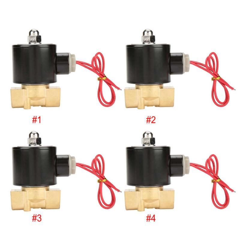 

1PCS /8" 2 Way Mini Brass Electric Solenoid Valve Normally 0-1 0MPa