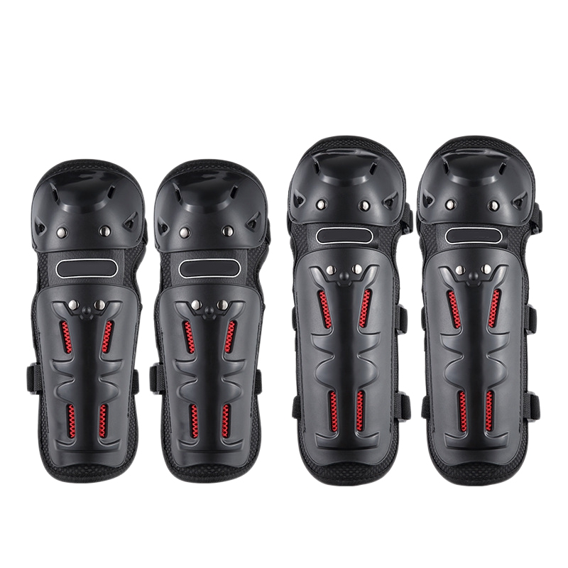 

4Pcs Motorcycle Knee Pads Support Knee Pads Safety Protective Gear Universal Motocross Cycling Elbow Protector