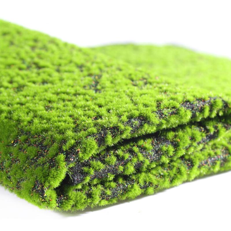 

Simulation Moss Turf Lawn Wall Green Plants DIY Artificial Grass Board Wedding Mini Garden Micro Landscape Decor Accessories, 1pcs 15x15cm