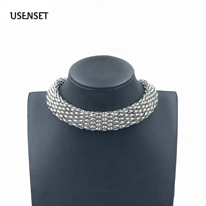 

8MM 10MM 20MM Stainless Steel Popcorn Chain Corn Necklace For Women Charm Choker Silver Color Jewelry Gifts