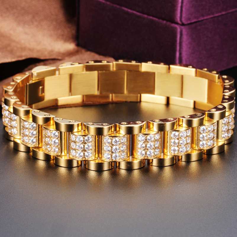

316L Stainless Steel Bracelet Tyrant Gold Men's Bracelet Jewelry Gift