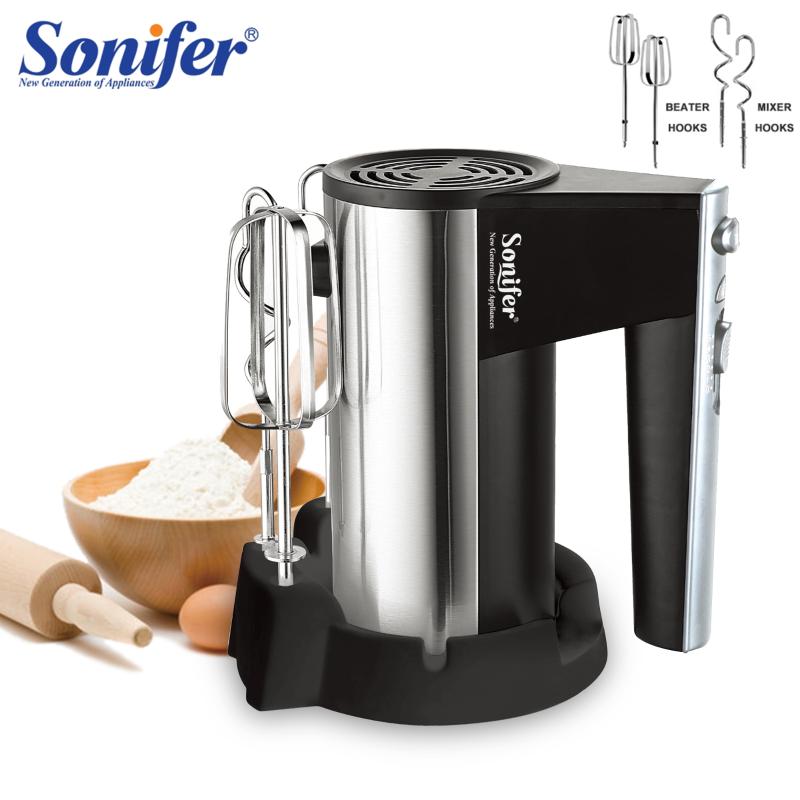 

5 Speeds Electric Mixers Blender High Quality Dough Blender Egg Beater Spiral Whisk Mixer For Kitchen Cooking Tool Sonifer