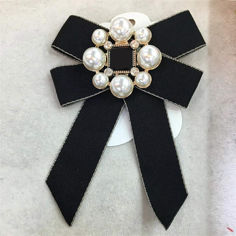 

Bow Ribbon Brooch Pin Jewelry for Women Pearl Pins and Brooches Large collar pin for Women Shirt Coat Skirt Clothing